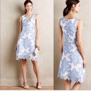 Eyelet Anthropologie Dress